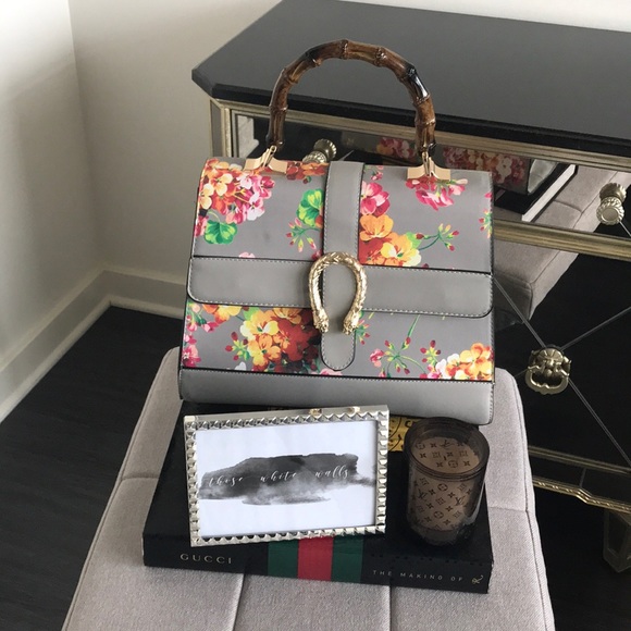Handbags - Floral Trina Satchel Handbag